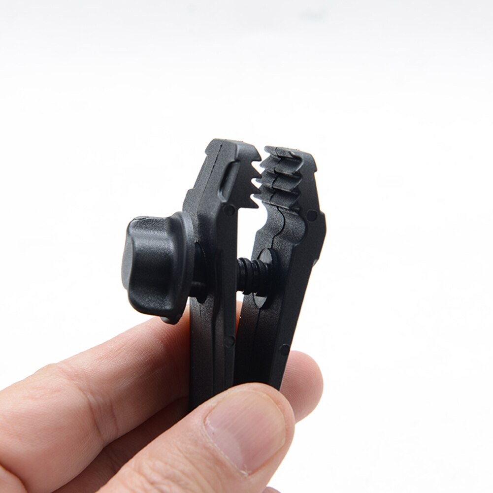 Cheap Goat Tents 1pcs Tent Clip Outdoor Camping Nylon Heavy Duty Windproof Awning Clamp Grip for Garden Shade Cloth Tent Accessories Black   